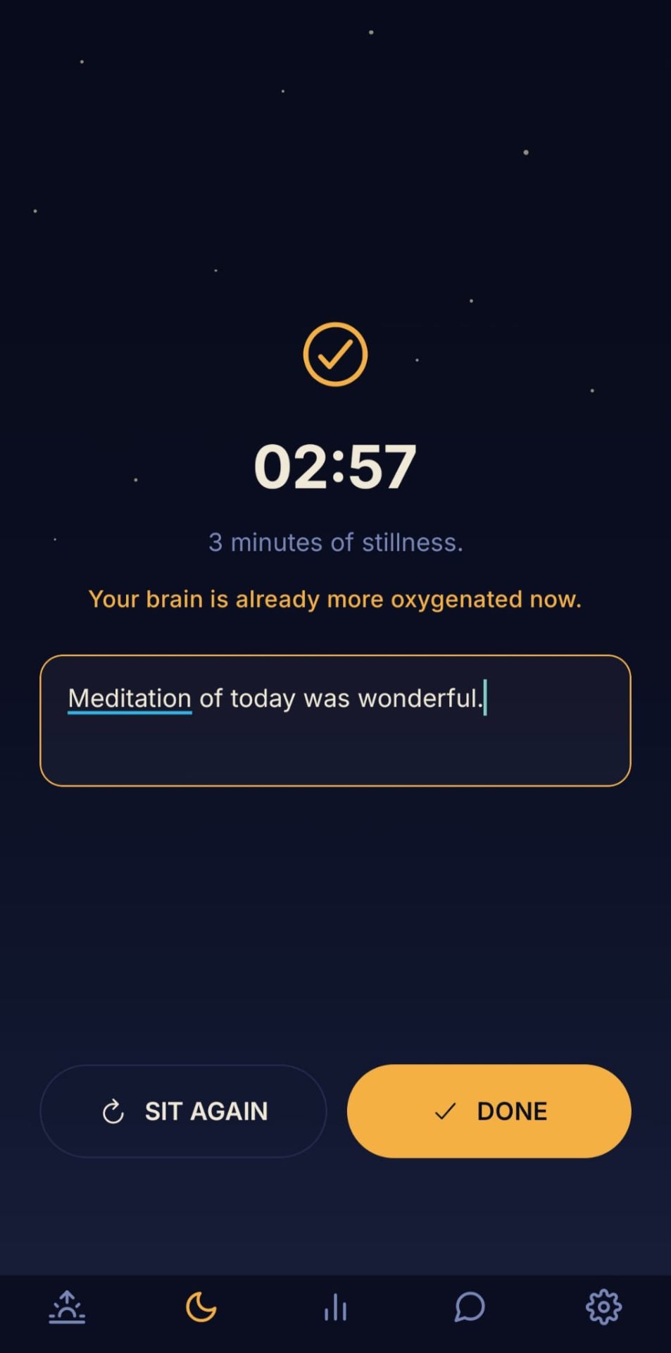 Dawn Ritual meditation journal for recording your practice
